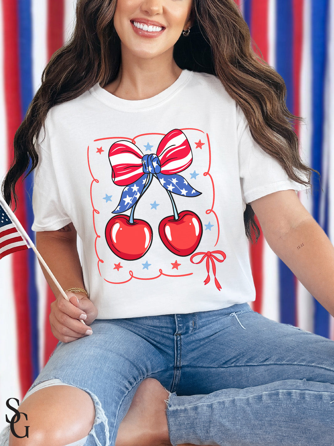 Red, White & Juicy Tee