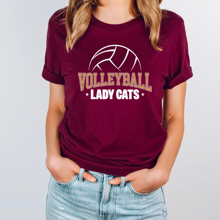 Lady Cats Volleyball Tee